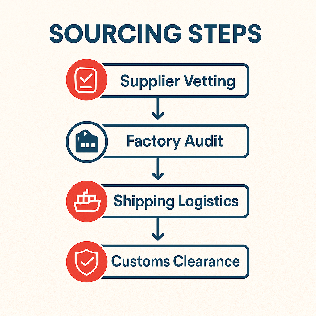 Sourcing Steps