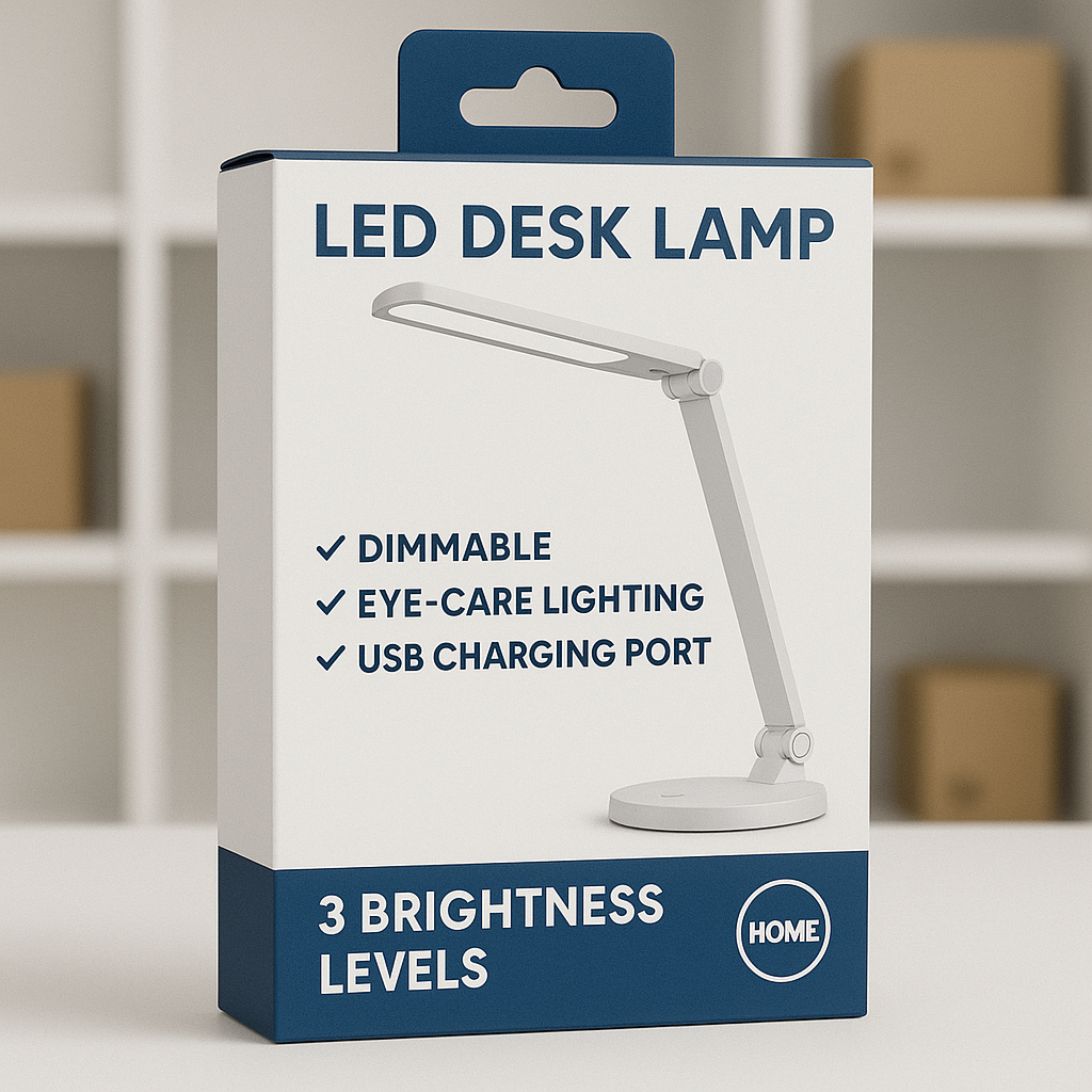 Example of attractive, shelf-ready packaging for a home product