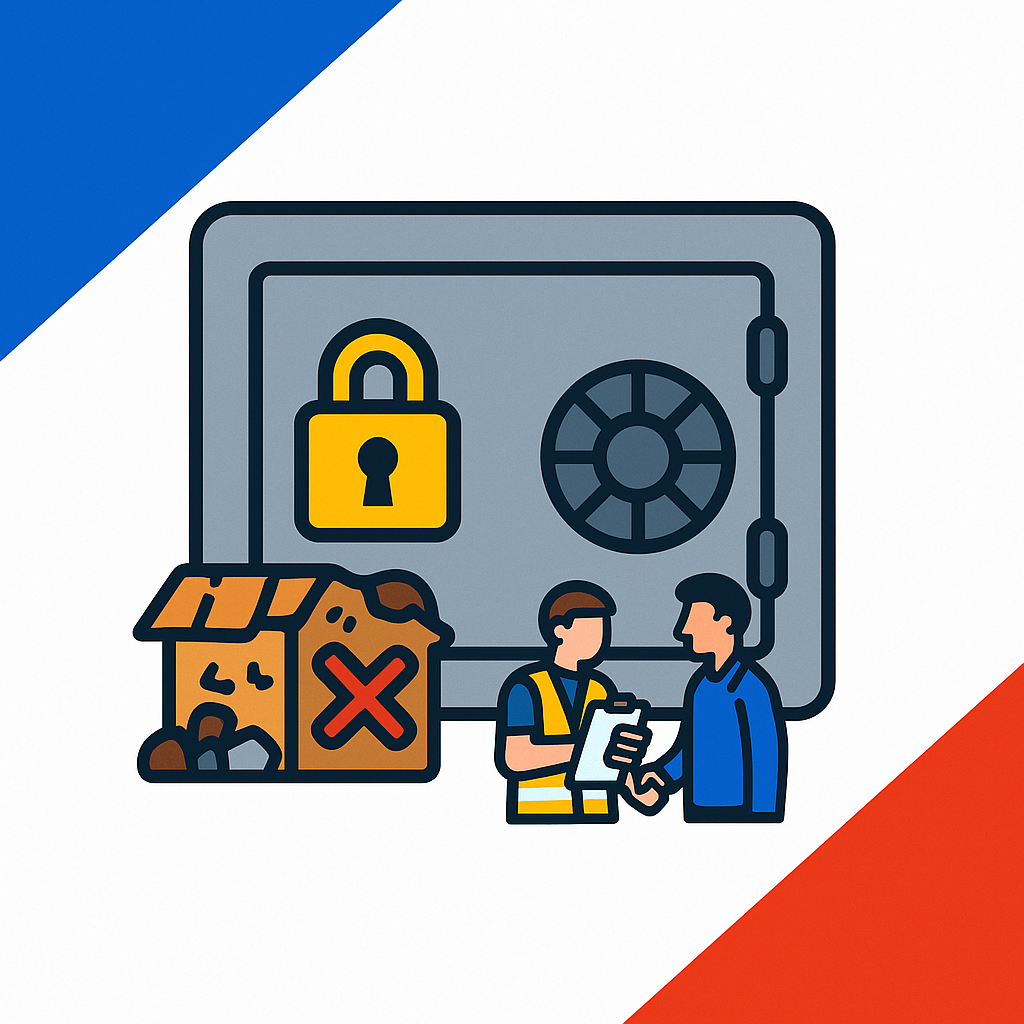 A secure vault representing how escrow protects payment