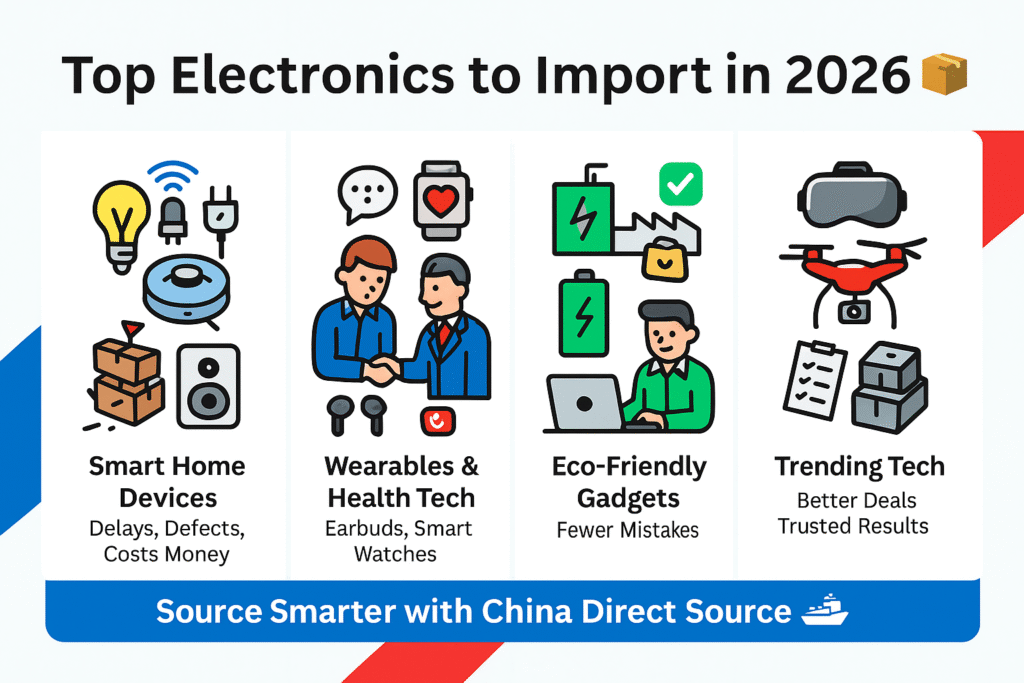 Top 2026 Electronics Categories to Import from China